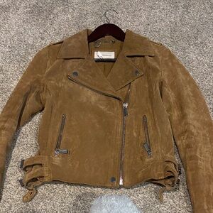 BCBGeneration Tan Leather Jacket